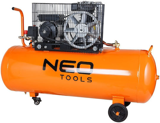 Neo Tools Еднофазен Компресор за въздух 74dB с Автокомпресор 150lt