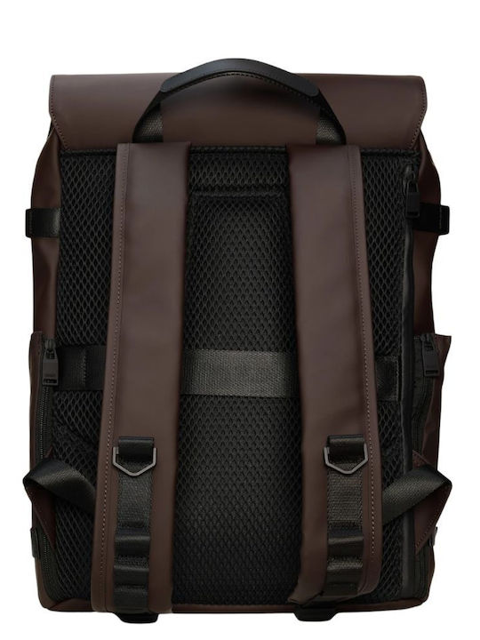 Rains Backpack Αδιάβροχο Καφέ