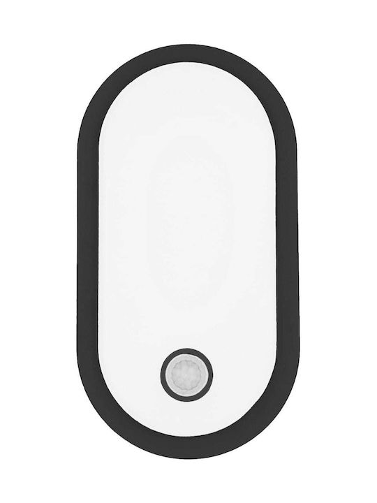 Maclean Energy Waterproof Outdoor Ceiling Light with Built-In LED in White MCE534