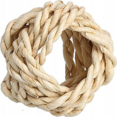 Zeller Macrame Wanddekoration Handgefertigt Braune aus Stoff 5cm