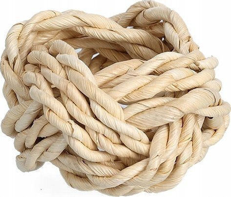 Zeller Macrame Wanddekoration Handgefertigt Braune aus Stoff 5cm