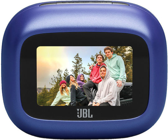 JBL Live Beam 4 In ear Безжични слушалки Акустики с Устойчивост на изпотяване и Калъф за зареждане Син