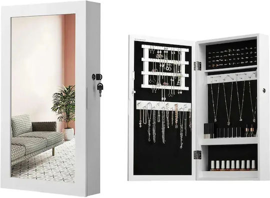 Songmics Καθρέπτης Ορθογώνιος Λευκός 67x37cm Songmics Καθρέπτης Ορθογώνιος Λευκός 67x37cm