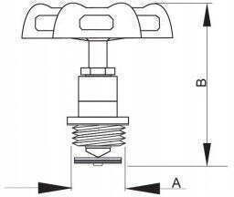 Hydroland Кран Ъглов 3/4"