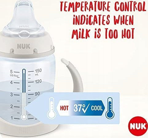 Nuk Образователно Биберонче От Силикон С Дръжки Многоцветно За 6m+ 150ml