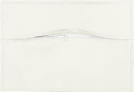 vidaXL Sofa Cushion Houten White 30x50cm