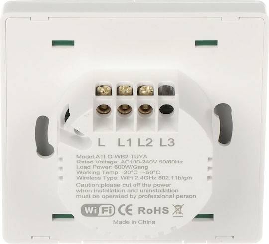 Genway Интелигентен превключвател Wi-Fi 10A (с неутрален)
