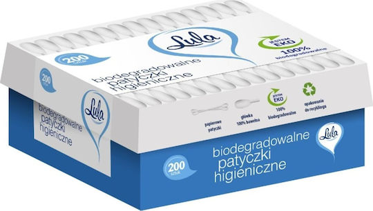 Stella Biologisch Abbaubare Baumwollstäbchen 200 Stück