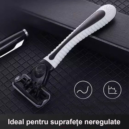 Aparat de ras pentru corp pentru piele sensibilă 7 bucăți