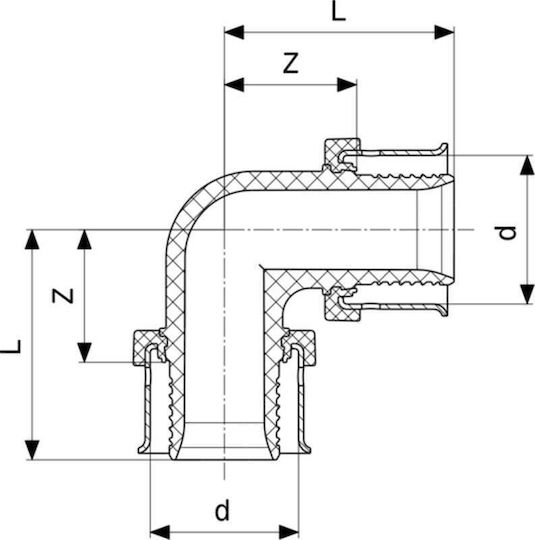 Viega Pipe Niple Connection