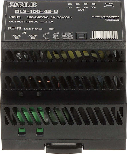 GLP Регулируемо LED Захранване IP20 Мощност 100W с Изходно Напрежение 48V