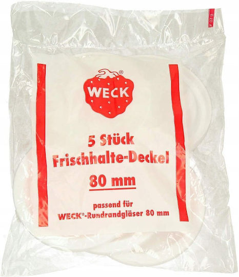 Weck Weck Einweg-Lebensmittelverpackungsdeckel 5 Stück