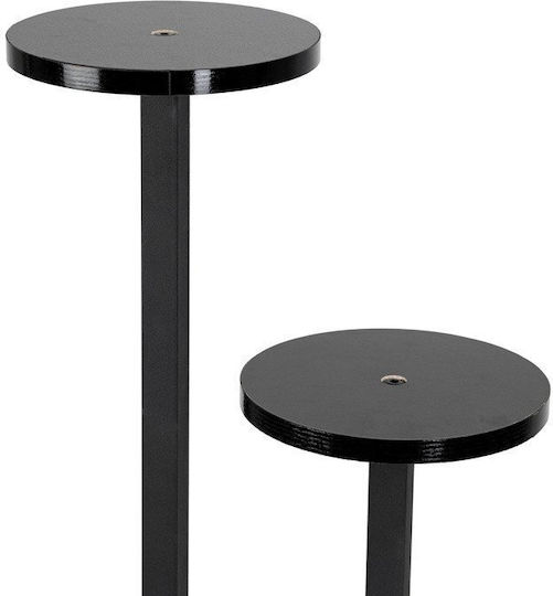 Strado Metall Pflanzenständer Schwarz