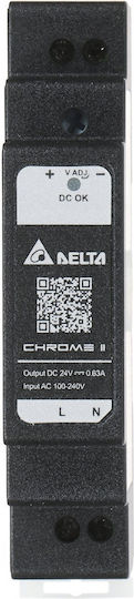 Delta DIN Rail Power Supply With 24V Output