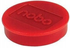 Nobo Magnets 30 Mm Red Pack Of 4 Pieces