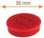 Nobo Magnets 30 Mm Red Pack Of 4 Pieces