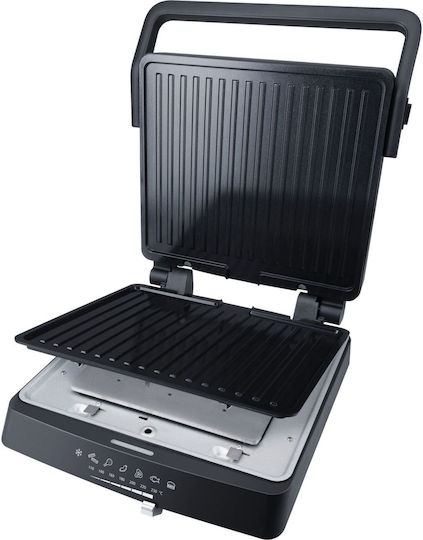 Steba FG 75 Tabletop Electric Grooved Plate Grill 2000W 27x24cm