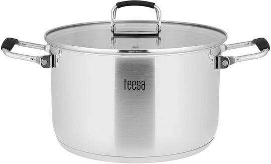 Teesa Cook Prime Cookware Set from Stainless Steel with Ceramic Coating 6 Pieces
