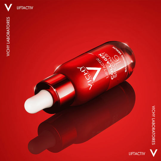 Vichy Liftactiv Collagen Specialist 16 Serum Hidratant și Anti-îmbătrânire Pentru Față cu Niacinamidă și Peptide pentru Strălucire și Tonifiere 30ml