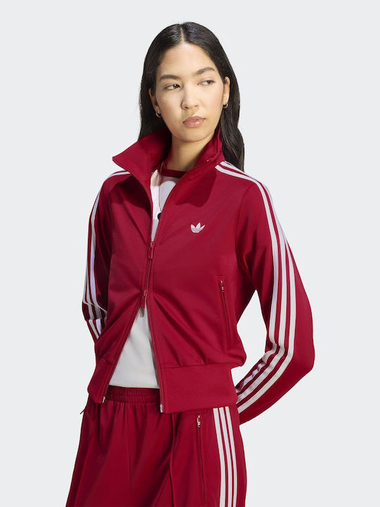 Adicolor Classic Firebird Cropped Γυναικείο Track Jacket Κόκκινο