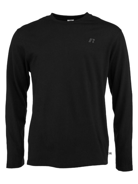 Athletic Long Sleeve Blouse Black