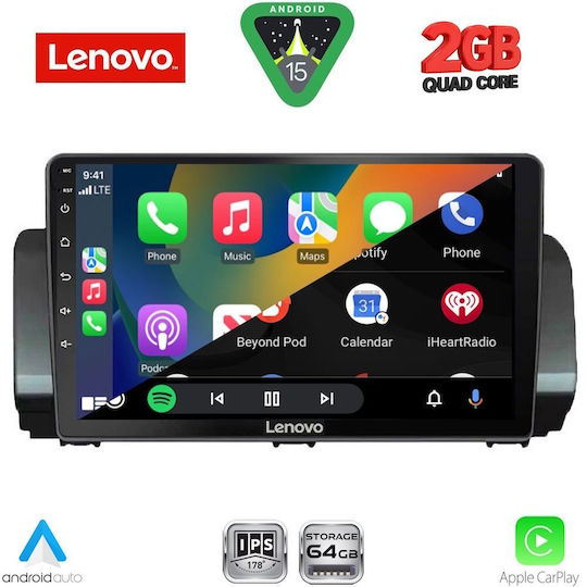 Lenovo Lvd 2109_cpa 10 инчов мултимедиен таблет Dacia Logan Sandero Jogger Модел 2020-2026