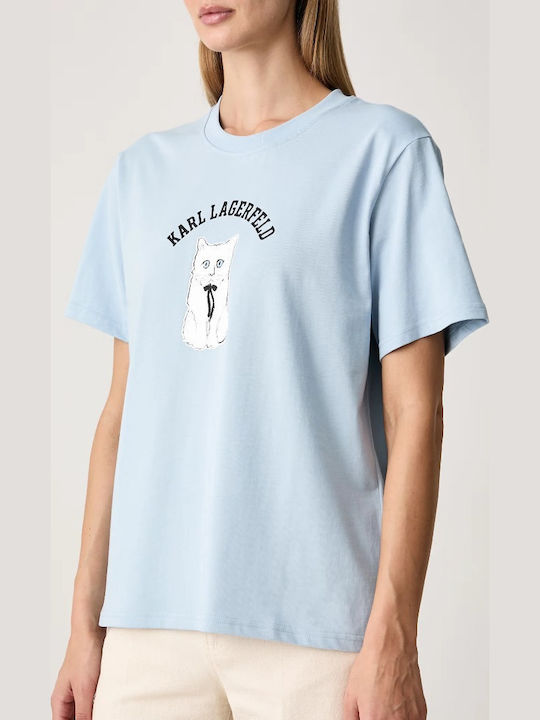 Karl Women's T-shirt Light Blue