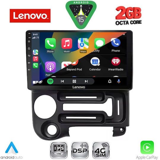 Lenovo Автомобилна Аудио Система За Hyundai Atos 1996-2013 Bluetooth USB Вграден Wi-Fi GPS Apple CarPlay Android Auto С Touch Screen 9"