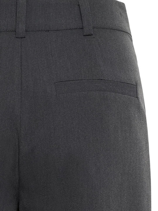 Women's High Rise Pantaloons in Loose Fit Grey