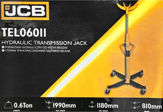 Jcb Хидравличен Крик За Скоростни Кутии 0,6t H Min 1180mm H Max 1990mm