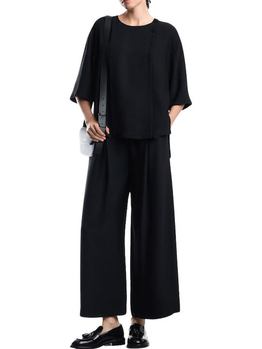 Damen Stoffhose Schwarz EW004845TE21431 UC001