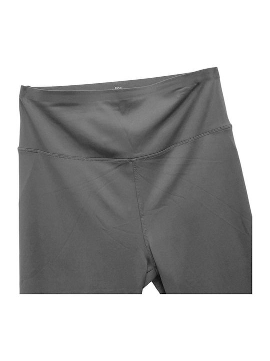 Damen Hochbund Stoffhose Ausgestellt Graue