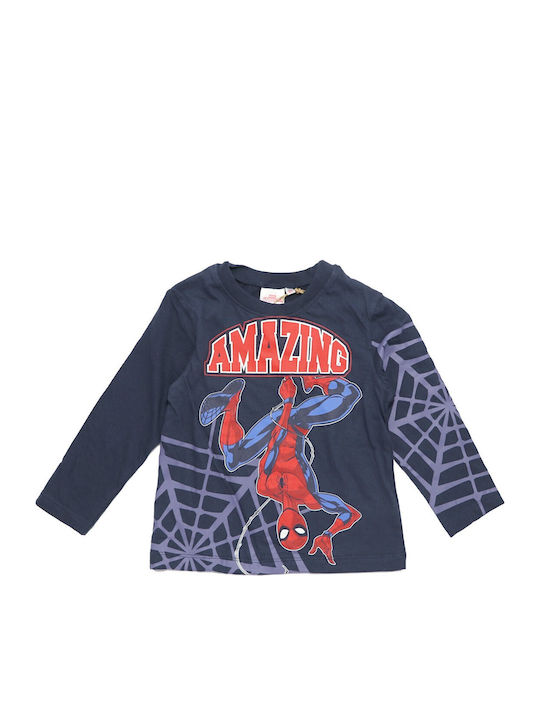 Kids Long-Sleeved Blouse Dark Blue
