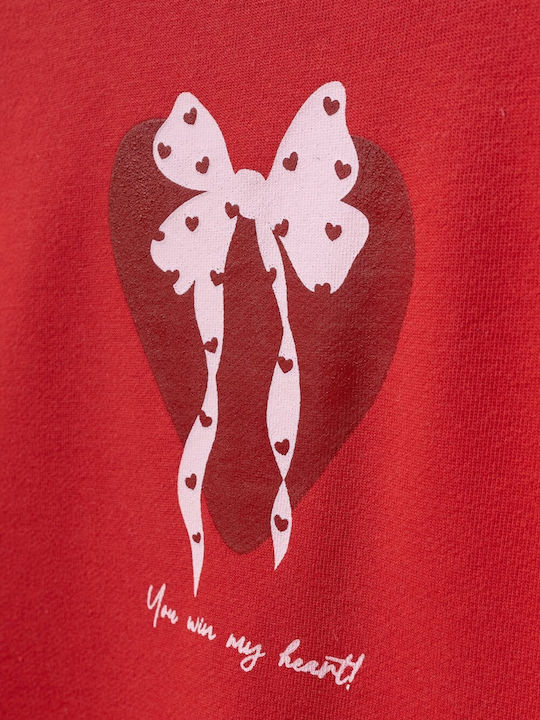 Mädchenkleid Mädchenkleider Langärmelig Tüll Rot