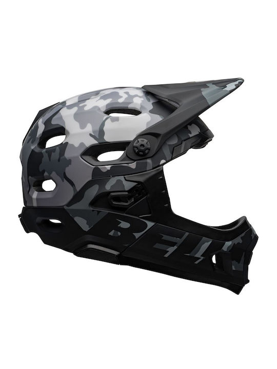 Bell Super Full Face Κράνος Ποδηλάτου Downhill / BMX Μαύρο