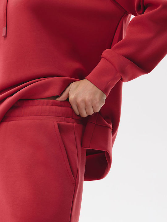 Ladimos B 264 Damen Jogginghosen Ausgestellt Burgundisch