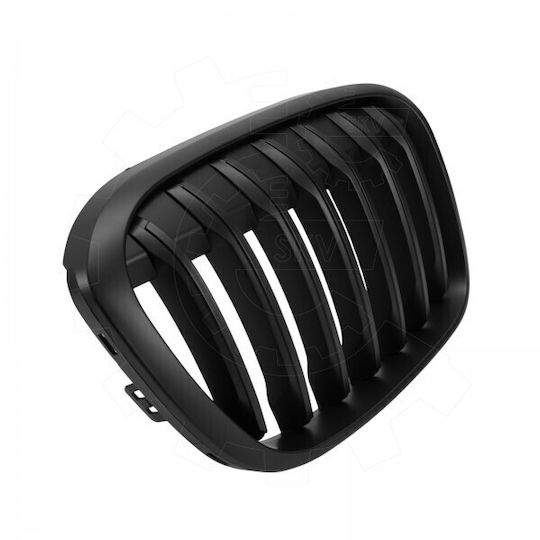 BMW X1 F48 51117383364 Μαύρη Ματ Μάσκα Νεφρών Σετ Αριστερή Ή Δεξιά