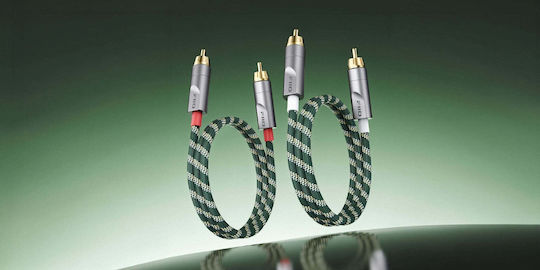 Fiio Cable 2x RCA male - 2x RCA male 0.8m