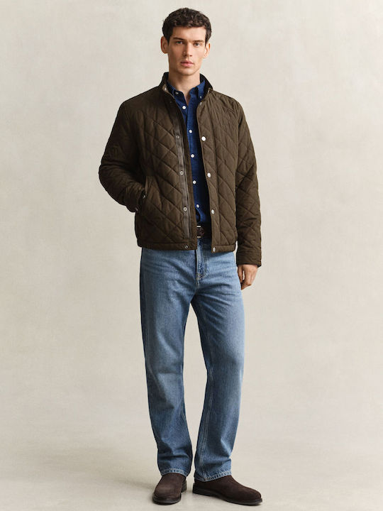 Puffer Waterproof Brown Jacket