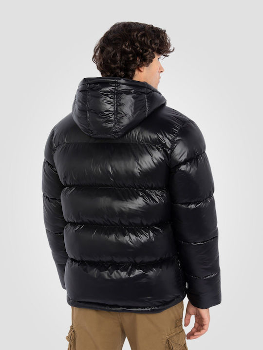 Geacă Puffer Neagră