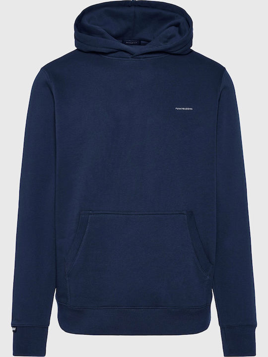 Funky Buddha Hooded Sweatshirt Navy Blue