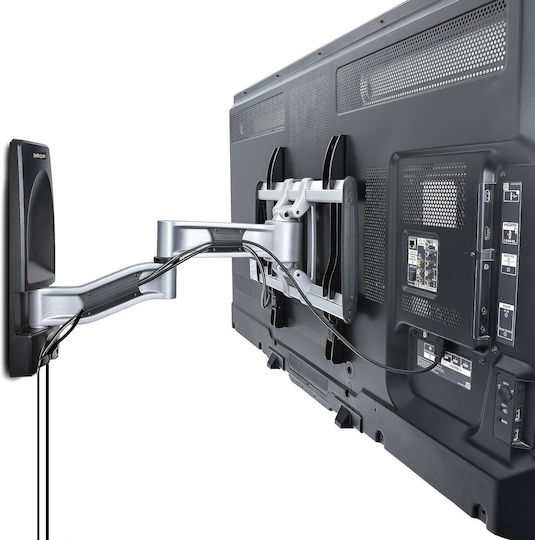 StarTech TV-WALL-MOUNT-65FS Βάση Τηλεόρασης Τοίχου έως 65" και 45kg Ασημί