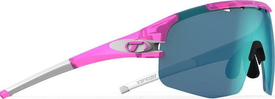 Tifosi Fahrradbrillen Sledge Lite Clarion mit Rosa Rahmen und Transparenten Linsen