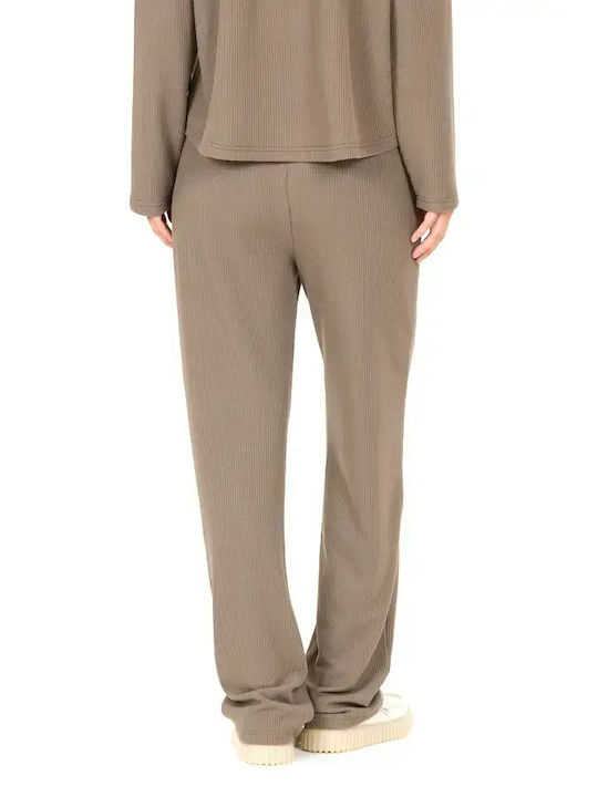 Damen Jogginghosen Beiges Graues
