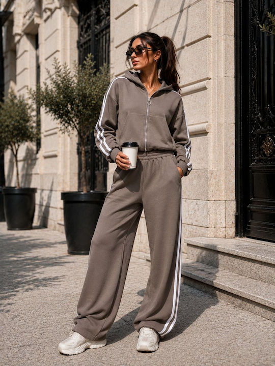 Gray Damen Jogginghosen Set