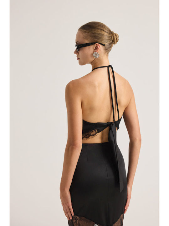 Kit With Satin Skirt Black