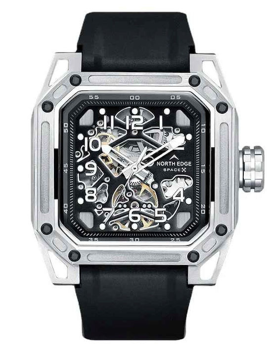 Men's Watch 47mm Automatic with Silver Stainless Steel Bracelet