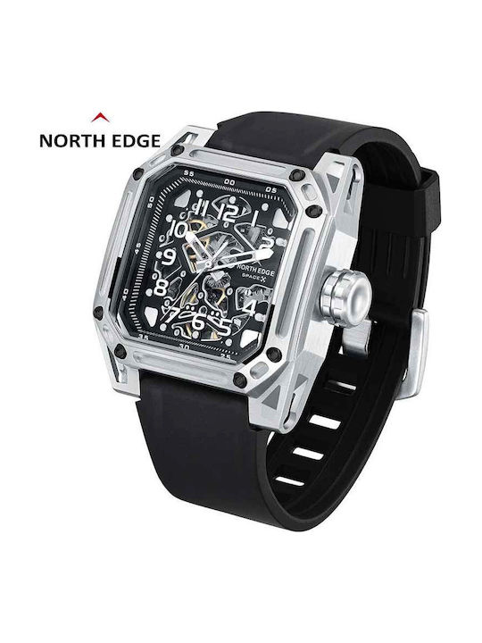 Men's Watch 47mm Automatic with Silver Stainless Steel Bracelet
