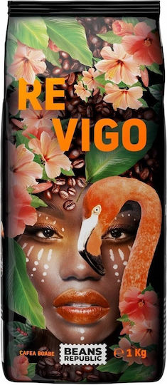 Cafea Espresso Arabica Republic Revigo Ciocolată în Boabe 1kg