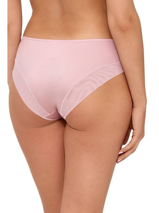Damen-Slip mit Spitze Rosa